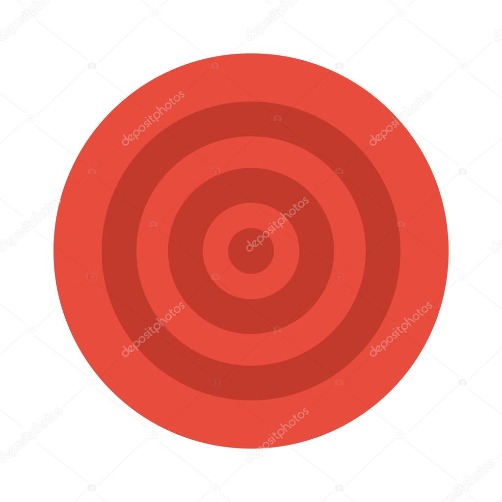 Target icon. Goal icon.