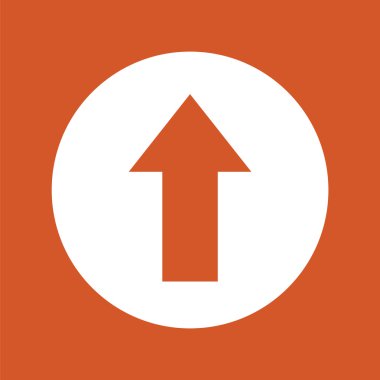 Simge yüklemek. Simge yukarı ok.