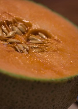 kavun dokusunun verticle kapanış detay çekimi