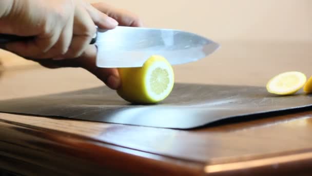 切片柠檬 — 图库视频影像