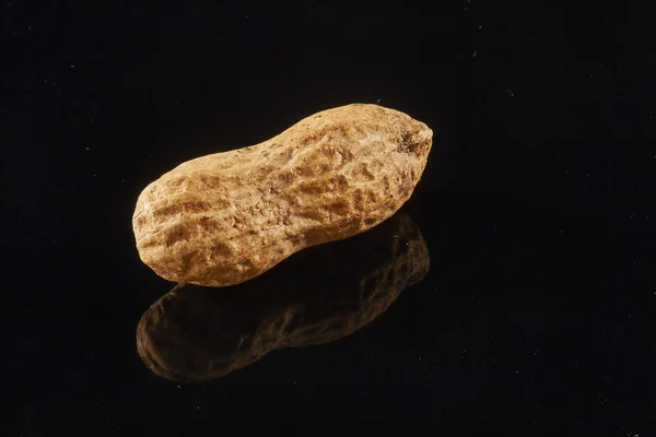 siyah arka plan üzerine izole fındık