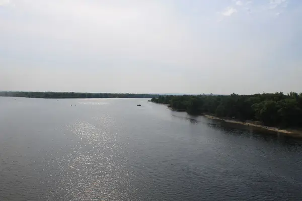 Dnieper river in Ukraine — Stock Photo, Image