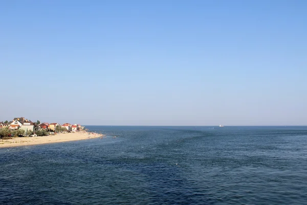 Black sea coast in Zatoka — Stock Photo, Image