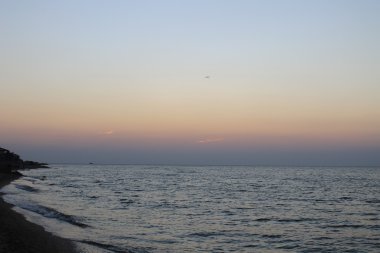 Karadeniz üzerinde gündoğumu 