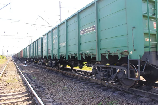 Bir yük treni — Stok fotoğraf