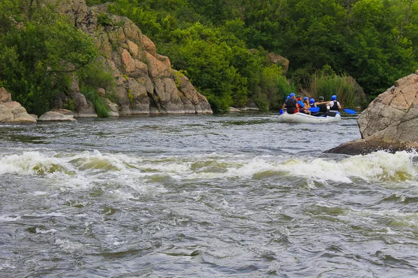 Rafting no rio Bug do Sul — Fotografia de Stock