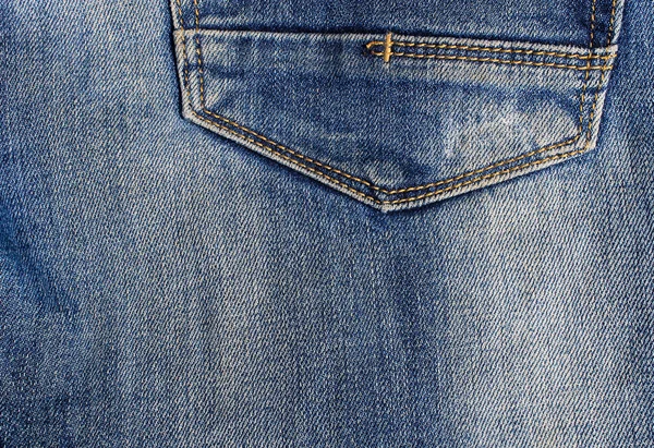 Texture jeans bleu — Photo