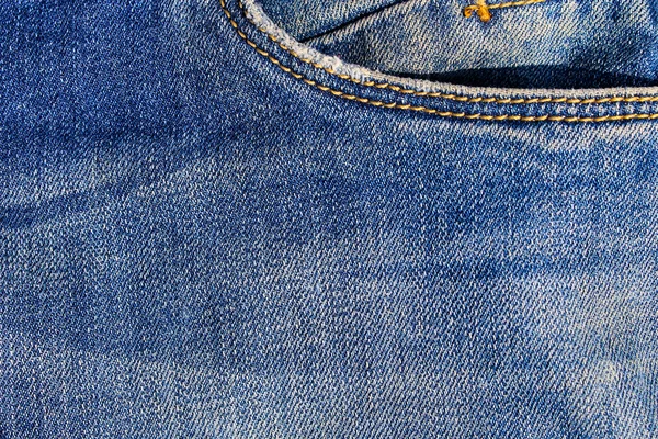蓝色牛仔裤纹理 — 图库照片
