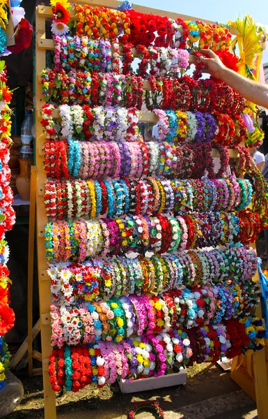 Los aros de pelo de las flores — Foto de Stock