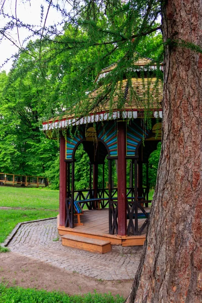 Gazebo Chinês Parque Sofiyivka Uman Ucrânia — Fotografia de Stock