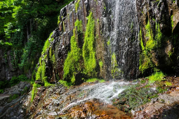 Bela Cachoeira Nas Montanhas Cáucaso Adjara Geórgia — Fotografia de Stock