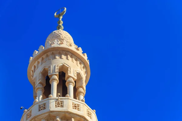 Minareto Della Moschea Centrale Hurghada Egitto — Foto Stock