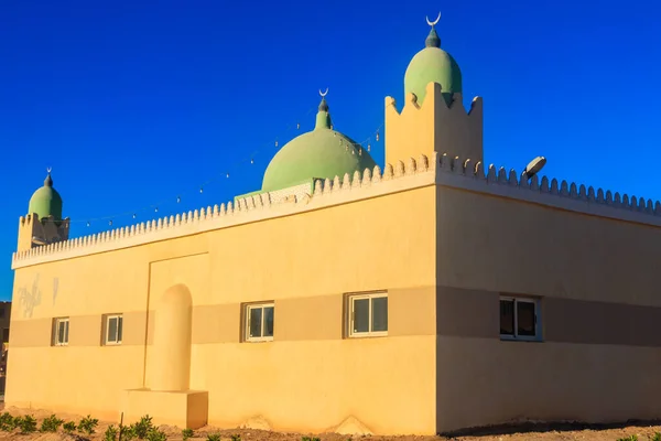 Mezquita Pequeña Desierto Árabe Egipto — Foto de Stock