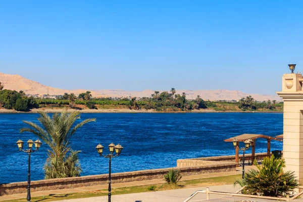 Vista Del Río Nilo Luxor Egipto — Foto de Stock