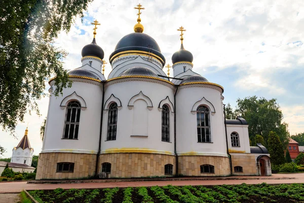 Dreifaltigkeitskathedrale Des Klosters Der Verklärung Tichons Zadonsk Russland — Stockfoto