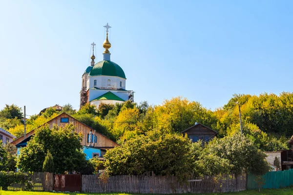 Церква Святої Трійці Селі Карахарово Поблизу Мурома Росія — стокове фото