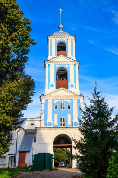 stock image Bell tower of Nikitsky Monastery in Pereslavl-Zalessky, Russia. Golden ring of Russia