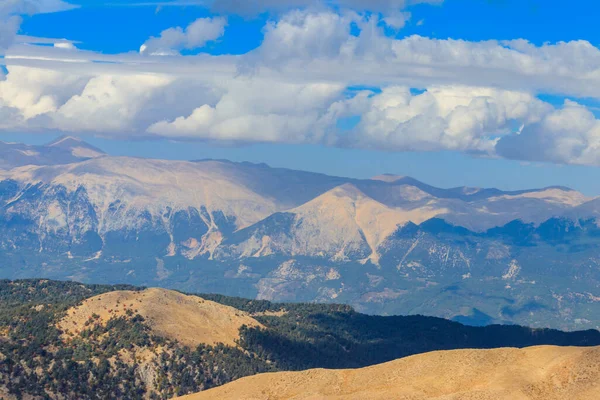 View Taurus Mountains Top Tahtali Mountain Kemer Antalya Province Turkey — Stock Photo, Image