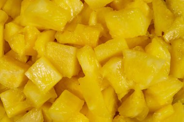 Ananas dilimlerinin arka planı