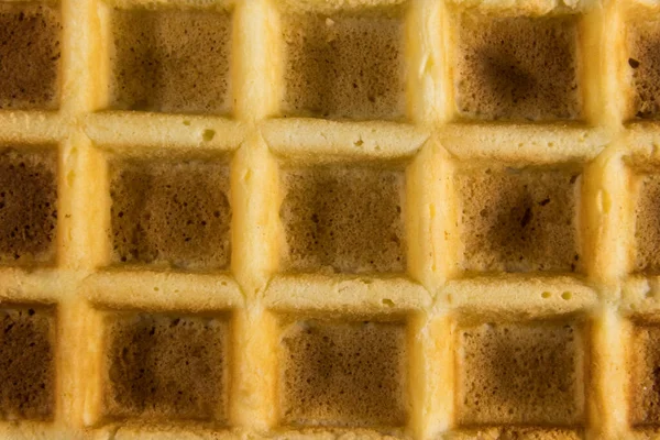 Textuur Van Belgische Wafel Voor Achtergrond — Stockfoto