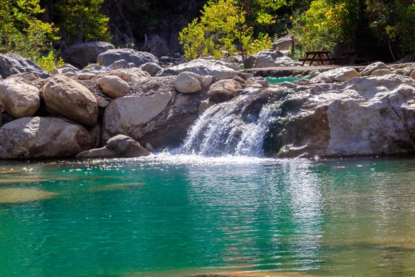 Small Waterfall Goynuk Canyon Antalya Province Turkey — Stock Photo, Image