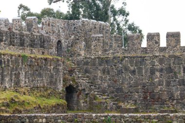Batumi, Georgia yakınlarındaki eski Bizans Gonio kalesi.