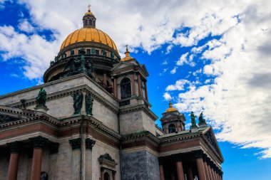 St. Petersburg, Rusya 'daki Saint Isaac Katedrali veya Isaakievskiy Sobor