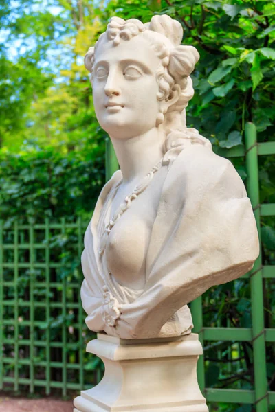Busto Mármol Marcia Furnilla Esposa Del Emperador Tito Vespasiano Antiguo —  Fotos de Stock