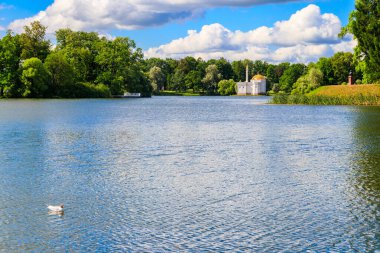 Tsarskoye Selo, Puşkin, Rusya 'daki Catherine Park' taki Türk hamamı