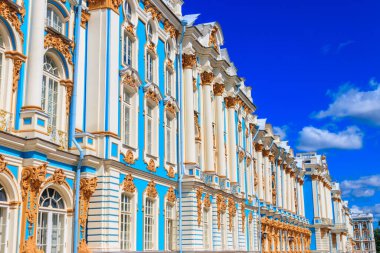 Catherine Palace, Rusya 'nın Saint Petersburg eyaletinin 30 km güneyinde, Tsarskoye Selo (Puşkin) kasabasında yer alan bir Rococo sarayıdır. Rus Çarları 'nın yazlık eviydi.