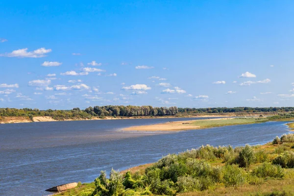 Άποψη Του Ποταμού Oka Στη Ρωσία — Φωτογραφία Αρχείου