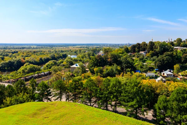 Utsikt Över Floden Klyazma Och Vladimir Stad Ryssland — Stockfoto