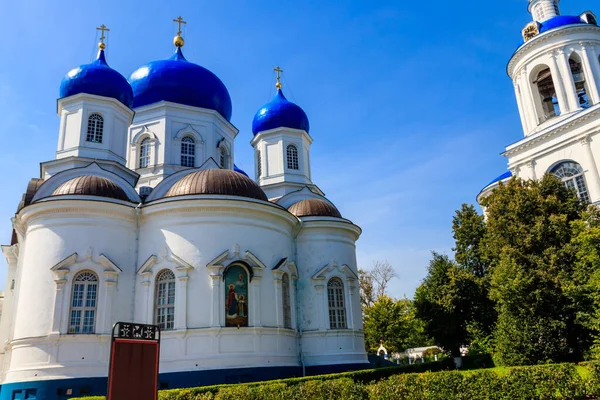 Колокольня Кафедральный Собор Боголюбовской Иконы Божией Матери Боголюбовом Монастыре Владимирской — стоковое фото