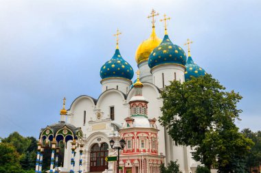Sergiev Posad, Rusya 'daki St. Sergius Trinity Lavra Katedrali