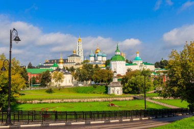 Sergiev Posad, Rusya 'daki St. Sergius Trinity Lavra manzarası