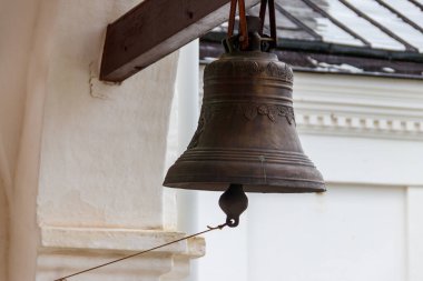 Ortodoks kilise çanına yakın çekim