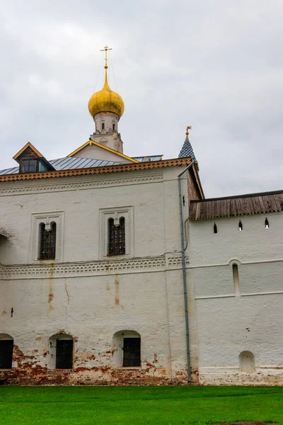 Iglesia Del Salvador Pórtico Interior Rostov Kremlin Rusia Anillo Oro — Foto de Stock