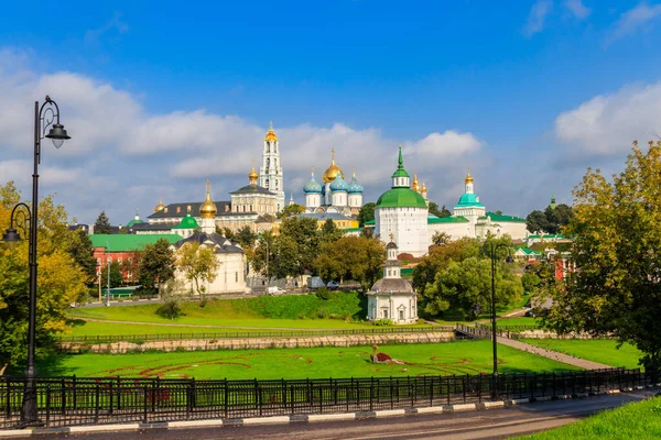 Vista Trinidad Lavra San Sergio Sergiev Posad Rusia — Foto de Stock