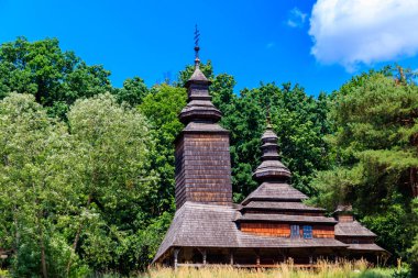 Ukrayna, Kiev yakınlarındaki Pyrohiv (Pirogovo) köyündeki şefaat kilisesi