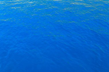 Mavi su dokusu arka planı. Denizin yüzeyi