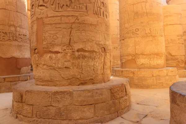 Grande Hypostyle Hall Karnak Templo Complexo Luxor Egito — Fotografia de Stock