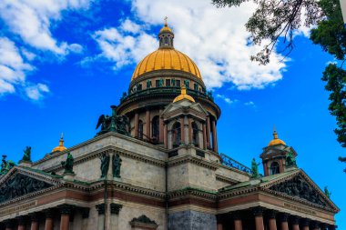St. Petersburg, Rusya 'daki Saint Isaac Katedrali veya Isaakievskiy Sobor
