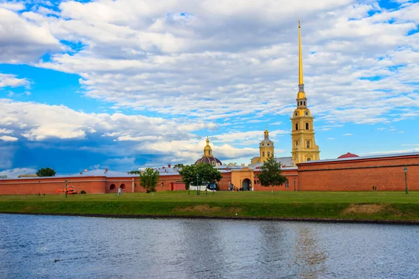 Пітер Поль Фортеця Санкт Петербурзі Росія — стокове фото