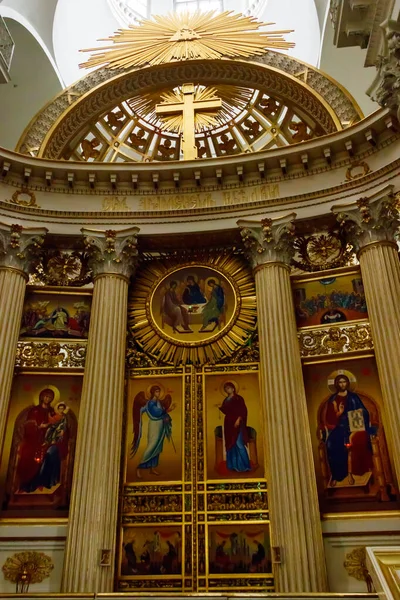 Interior Trinity Cathedral San Petersburgo Rusia — Foto de Stock