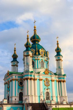Ukrayna, Kyiv 'deki Aziz Andrew Ortodoks Kilisesi
