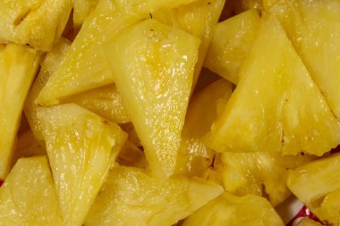 Ananas dilimlerinin arka planı