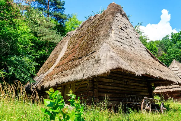 Oude Schuur Het Oekraïense Dorp — Stockfoto