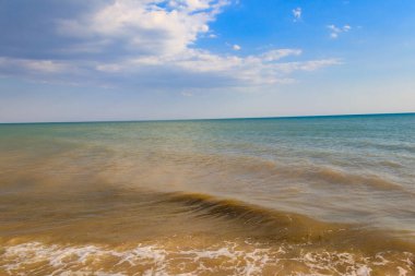 Ukrayna 'daki Karadeniz manzarası