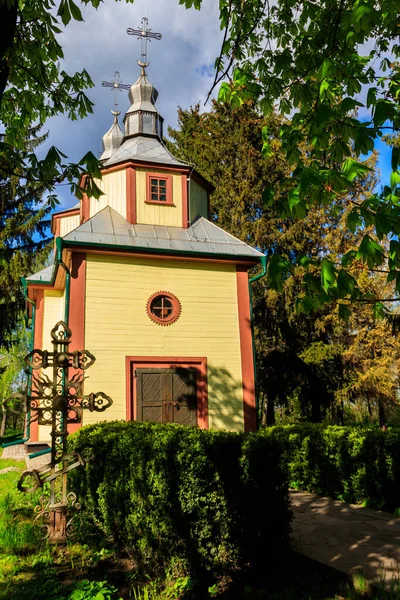 Стара Дерев Яна Церква Переяславі Україна — стокове фото