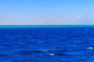 Hurghada, Mısır 'daki Kızıl Deniz manzarası